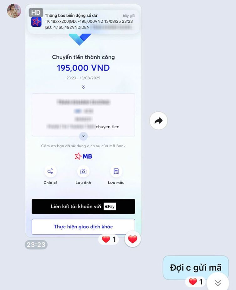 Cảm ơn khách hàng tin tưởng