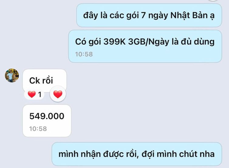 Cảm ơn khách hàng tin tưởng