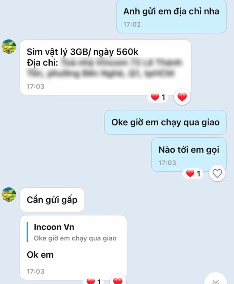 Cảm ơn khách hàng tin tưởng