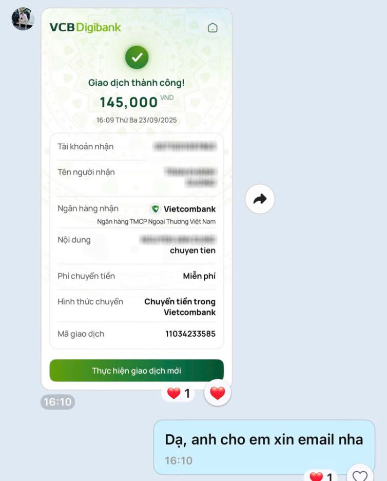 Cảm ơn khách hàng tin tưởng